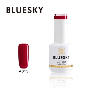 สีเจล Bluesky gel polish A13 สีแดง