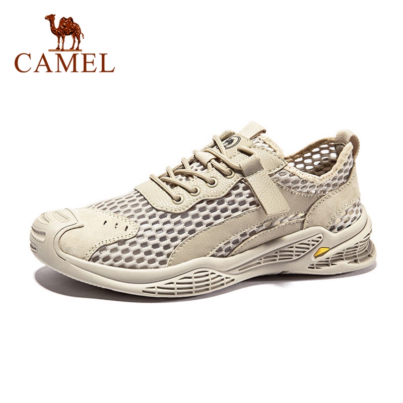 camel-รองเท้าผ้าใบลําลองสําหรับผู้ชายมีระบายอากาศใส่สบายๆ
