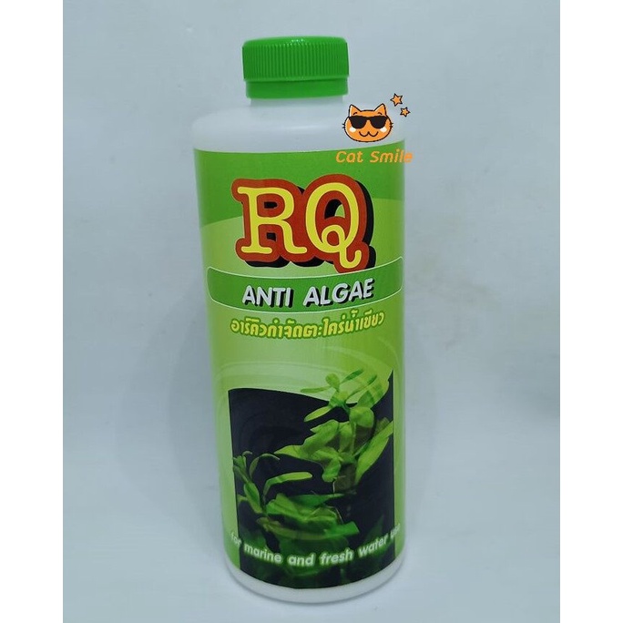 rq-anti-algae-ขวดใหญ่-500-ml-อาร์คิว-กำจัดตะไคร่-น้ำเขียว-น้ำยาลดตะไคร่-น้ำเขียว-ฆ่าตะไคร่-ทำให้น้ำใส-500-มล