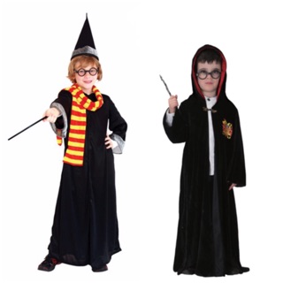 🔥พร้อมส่งส่งไวมีเก็บปลายทาง🔥 ชุดพ่อมดน้อย ชุดแฮรี่ พอร์ตเตอร์ ชุดแฟนซีเด็ก ชุดฮาโลวีน Halloween Harry Potters