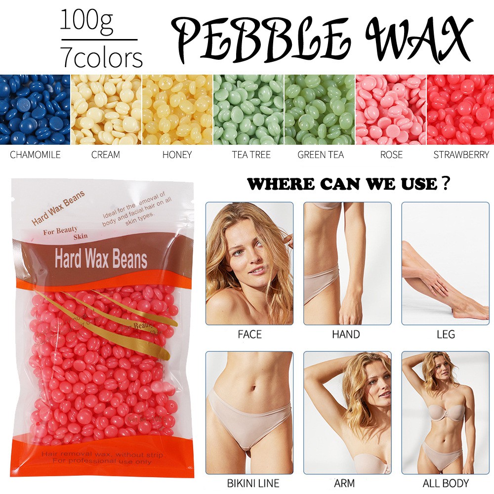 รูปภาพของWax เม็ดแว็กซ์ กำจัดขน 100 กรัม/ถุง แถมฟรี ไม้ปาดแว็กซ์ แว็กซ์ร้อน เม็ดกำจัดขน มีหลากหลายกลิ่น Hard wax beanลองเช็คราคา