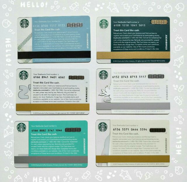 ภาพหน้าปกสินค้าสตาร์บัค Starbucks USA การ์ดสะสม บัตรสะสม Gift Card จากร้าน happyzoneshop บน Shopee