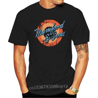 เสื้อยืดผ้าฝ้ายพิมพ์ลาย เสื้อยืดคอกลม ผ้าฝ้าย พิมพ์ลาย Mumford &amp; Sons Sun Script Tour สําหรับผู้ชาย