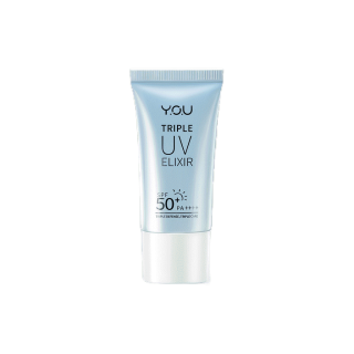 โปรโมชั่น : YOU Triple UV Elixir Light Sunscreen Gel SPF 50 PA ครีมกันแดด Niacinamide ป้องกันแสงสีฟ้า UVA UVB 30ml