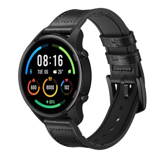 ภาพขนาดย่อของภาพหน้าปกสินค้าสายนาฬิกาข้อมือ สายหนัง ซิลิโคน ระบายอากาศ สไตล์วินเทจ แบบเปลี่ยน สําหรับ Xiaomi Watch Global Version Mi Watch S1 Active Color 2 Sport Edition จากร้าน gxveleven.th บน Shopee