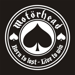 สติกเกอร์ติดรถยนต์ motor head สติกเกอร์ pvc กันน้ำ  ขนาด 8 x 8 cm ราคา 19 บาท