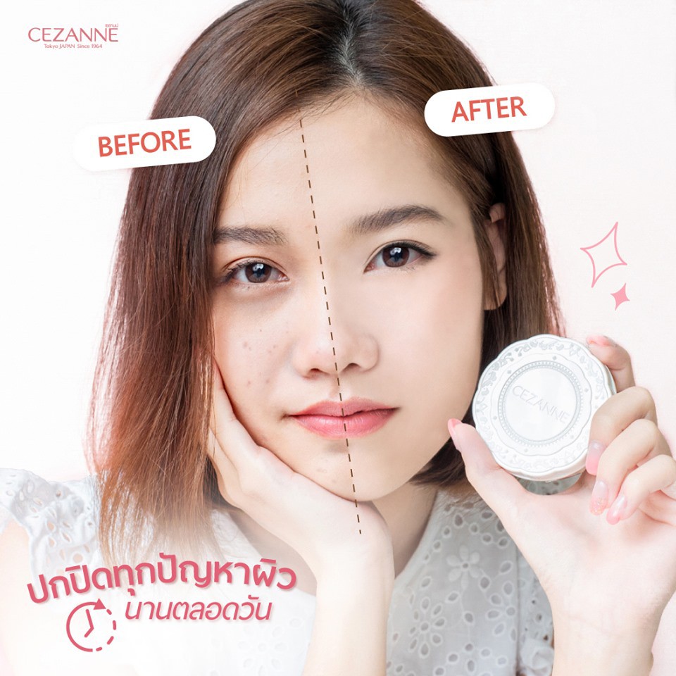 cezanne-uv-silk-cover-powder-refill-แป้งไม่ผสมรองพื้น-เนื้อเนียนนุ่มดุจใยไหม