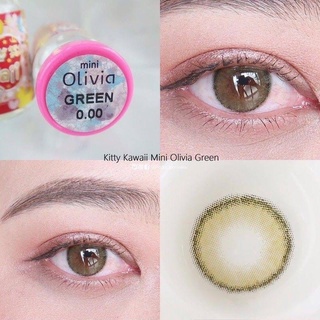 ✨Mini Olivia Green คอนแทคเลนส์ สีเขียว ขนาดมินิ mini ☀️กรองแสง uv ✔️เลนส์แท้จดทะเบียนถูกต้อง (บิ๊กอาย คอนแทคเลนส์ Bigeye