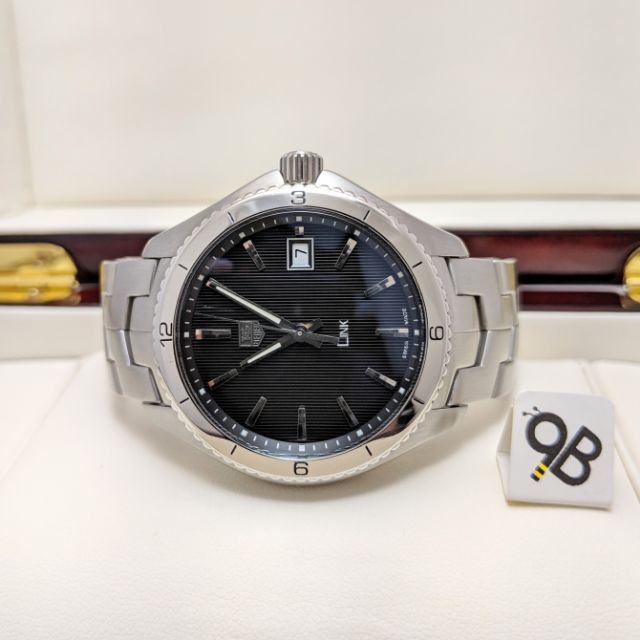 used-tag-heuer-link-date-black-steel-quartz-100meters-sapphire-crystal-size-39mm-model-wat1110