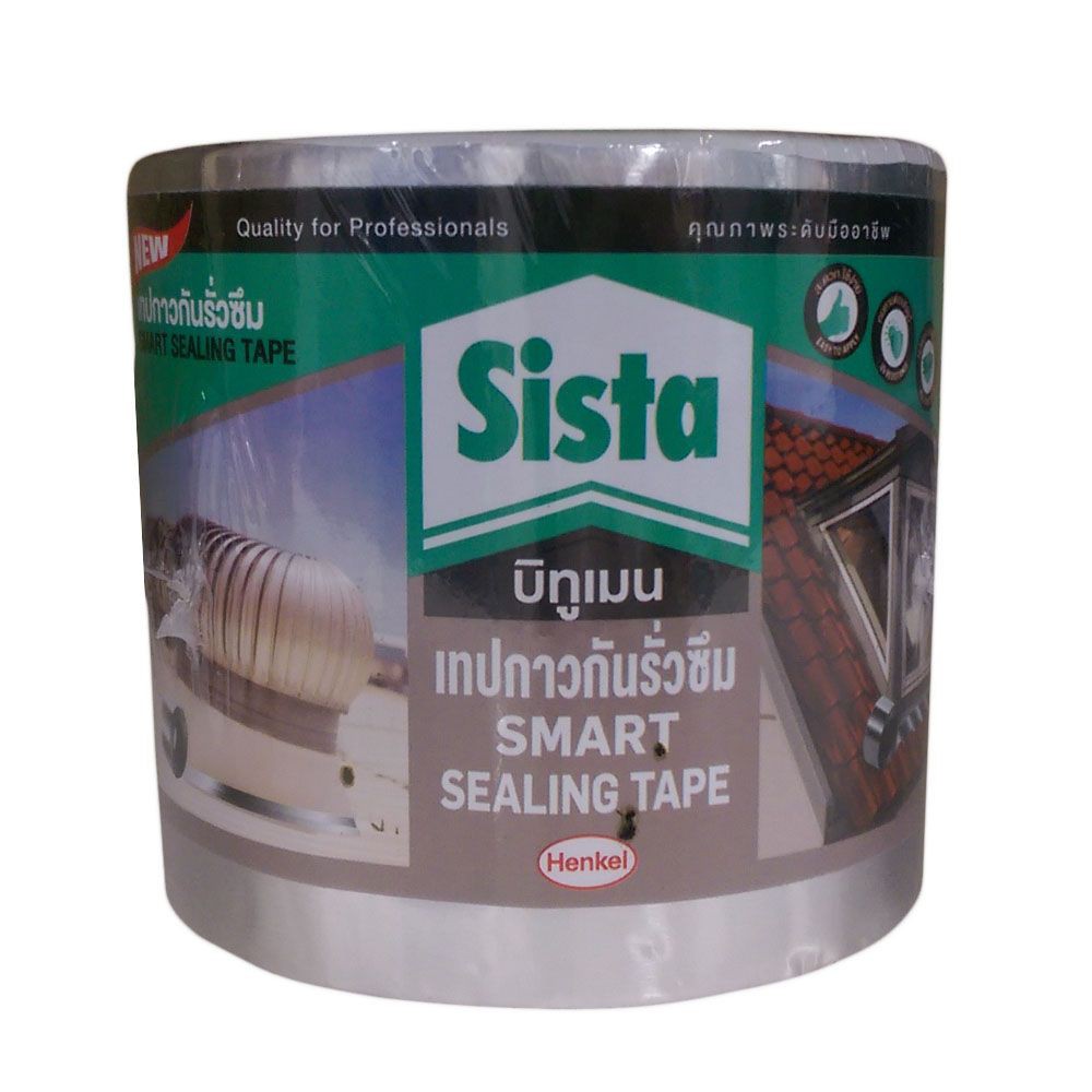 เทปกาวบิทูเมน-sista-0-1x3-ม-สีดำ-วัสดุประสานและอุดรอยรั่ว-เคมีภัณฑ์ก่อสร้าง-วัสดุก่อสร้าง-seal-tape-0-1x3-m-bk-bitumen