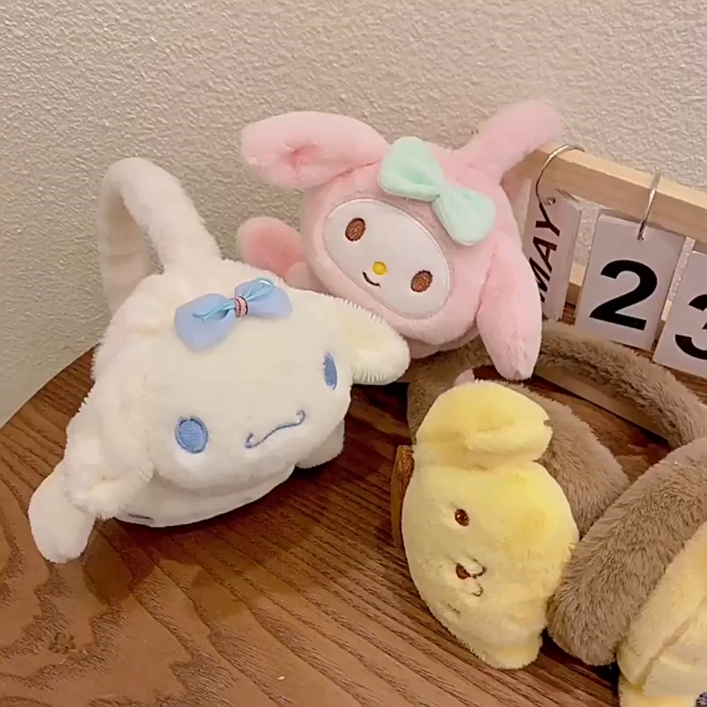 ที่ปิดหูกันหนาวเด็ก-ที่ปิดหูกันหนาว-sanrio-ที่ปิดหูกันหนาวที่ปิดหูกันหนาวเด็กน่ารักสาวน้อยการ์ตูนหนาอนุบาลป้องกันหูส