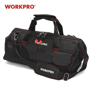 ภาพหน้าปกสินค้าWORKPRO กระเป๋าใส่เครื่องมือกันน้ำ สะพายข้าง 18 นิ้ว กระเป๋าเครื่องมือ กระเป๋าช่าง ซึ่งคุณอาจชอบราคาและรีวิวของสินค้านี้