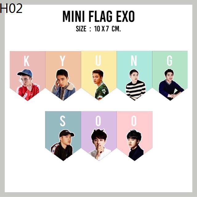 ธงจิ๋ว EXO [mini flag EXO] | Shopee Thailand