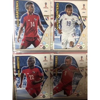 2018 Panini Adrenalyn XL World Cup Russia Soccer Cards Panama