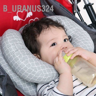 B_Uranus324(●ˇ∀ˇ●) หมอนรองคอ หมอนรองคอเด็ก หมอนกล้วย รองรับหัวเบาะนั่งเด็ก ระบายอากาศ แบบพกพา สําหรับรถเข็นเด็ก