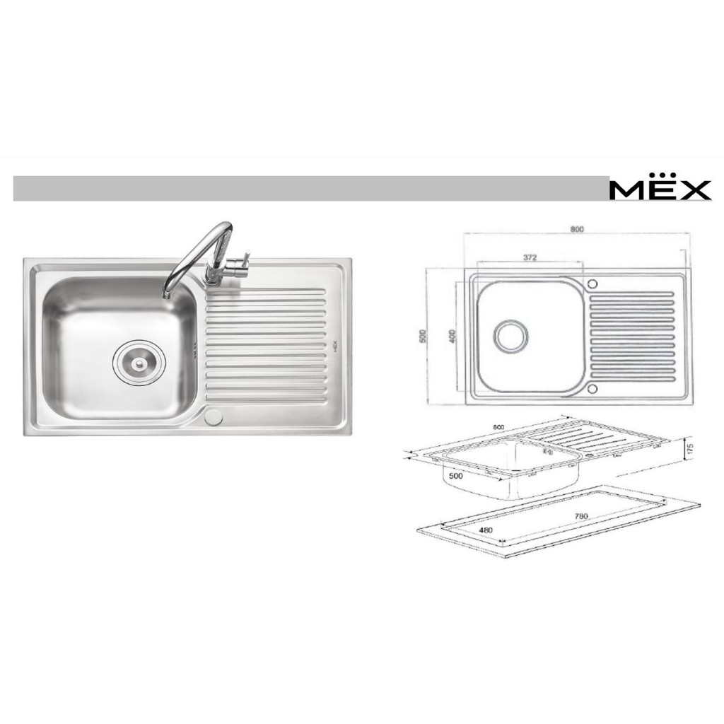 mex-dla81-อ่างล้างจาน-1-หลุม-1ที่พัก-สเตนเลส-304-อ่างลึก-16-ซม-ฟรี-ก๊อกน้ำเย็น-tp229-ซิงค์-ล้างจาน-1-หลุม-1-ที่พัก