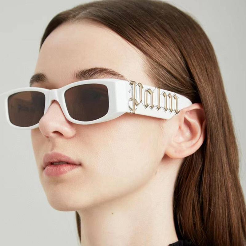 ภาพสินค้าแว่นตากันแดด กรอบสีดํา พิมพ์ลายตัวอักษร สไตล์ฮิปฮอป พังก์ แฟชั่นสตรีท 2022 จากร้าน lingbu05.th บน Shopee ภาพที่ 2