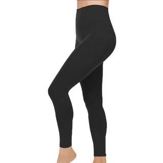 Slim & Tone Leggings กางเกงเลคกิ้ง เลกกิ้งขาเรียว ไร้ตะเข็บ เลคกิ้ง 360องศา - Black