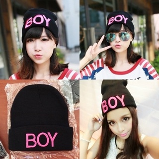 หมวกไหมพรม_Boy Cap_Hat ราคาถูก พร้อมส่ง