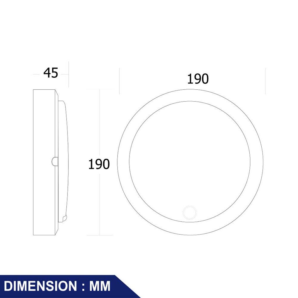 bec-โคมไฟติดผนัง-led-12w-รุ่น-empire-ro-สี-ขาว-ดำ-มีเซ็นเซอร์การเคลื่อนไหว