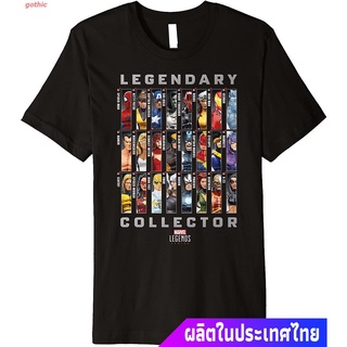 เสื้อยืดแขนสั้น Marvel Legends Series Legendary Collector Checklist Premium T-Shirt Popular T-shirts{uh