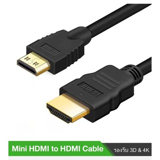 ภาพหน้าปกสินค้าmini HDMI to HDMI cable 1.8M 3M 5M - Black ที่เกี่ยวข้อง