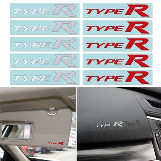 Car accessories ใหม่ 3D กีฬาสติกเกอร์รถฮอนด้า TYPER 5 ชิ้นรูปลอกพิทักษ์ตกแต่งกระจกมองหลังอุปกรณ์ตกแต่งรถยนต์