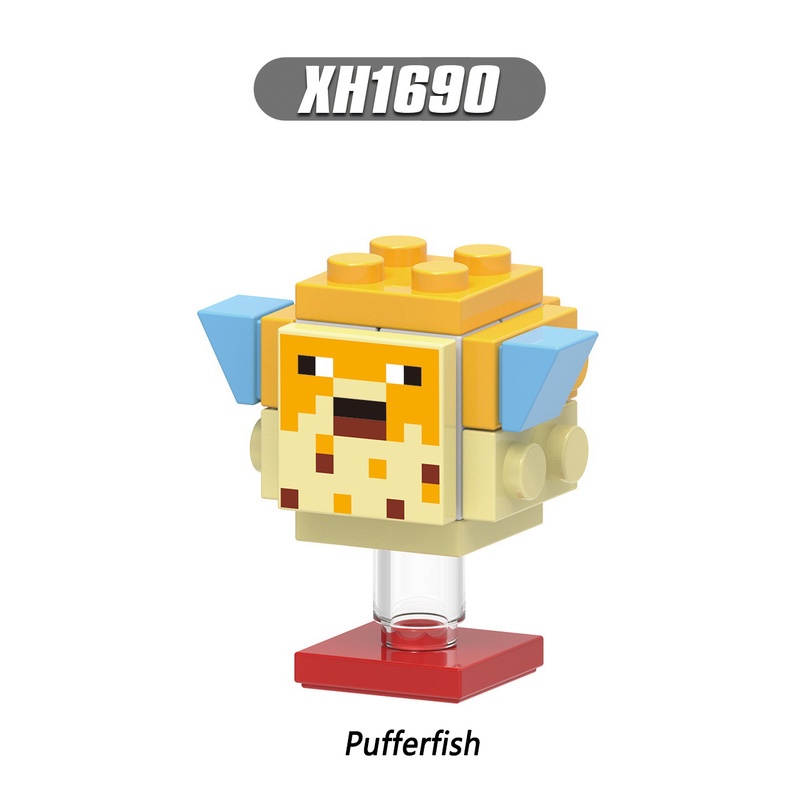 Minecraft Minifigures Hoglin Ender Dragon Pufferfish Magma Cube ...