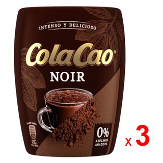 COLACAO Noir เครื่องดื่มโกโก้ชนิดผล โกลา เกา นัวร์ ไม่เติมน้ำตาล อุดมไปด้วยสารต้านอนุมูลอิสระฟลาโวนอยด์ ชุดละ 3 กระป๋อง