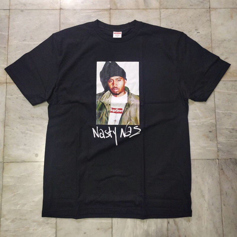 เสื้อยืด-supreme-nasty-nas-เสื้อสตรีท-supreme-nasty-nas