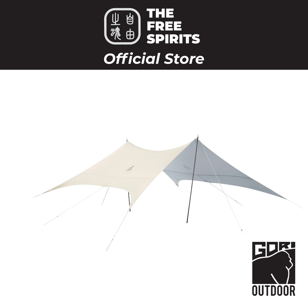 The Free Spirits Diamond Tarp 70D with Silver Coating ทาร์ป  