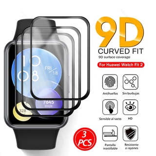 Huawei Watch Fit 2 ฟิล์มป้องกันสมาร์ทวอทช์ ฟิล์มป้องกันเต็มรูปแบบ สําหรับ Huawei Watch Fit 2 3D โค้ง นิ่ม ป้องกันหน้าจอ Huawei Watch Fit 2 ฟิล์ม