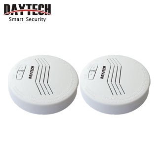 Daytech เครื่องตรวจจับควันไฟฟ้า ไร้สาย แบตเตอรี่ 10 ปี 433Mhz 80dB (SM07-1) 2 ชิ้น