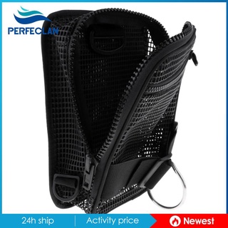 สินค้า Large Scuba Diving Mesh Gear Bag Pocket for Dive Reel Spool SMB  Hook