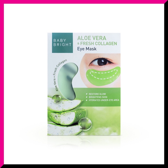 ภาพสินค้าBABY BRIGHT - Aloe Vera & Fresh Collagen Eye Mask (1 Pair) แผ่นมาส์กตา จากร้าน eveandboy บน Shopee ภาพที่ 2