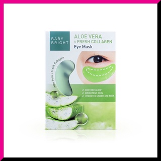 ภาพขนาดย่อของภาพหน้าปกสินค้าBABY BRIGHT - Aloe Vera & Fresh Collagen Eye Mask (1 Pair) แผ่นมาส์กตา จากร้าน eveandboy บน Shopee ภาพที่ 2