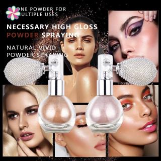 Highlighter Powder Setting Spray Illuminating Face Shimmer Long-lasting Brighten Glow Face Body Highlighter Face Makeup YDEA