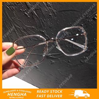 ภาพหน้าปกสินค้า【HENGHA】【พร้อมสต็อก】สายตาสั้นกรอบแว่นตาแฟชั่นใสกรอบแว่นตาผู้หญิง / ผู้ชายกรอบโลหะ ซึ่งคุณอาจชอบสินค้านี้
