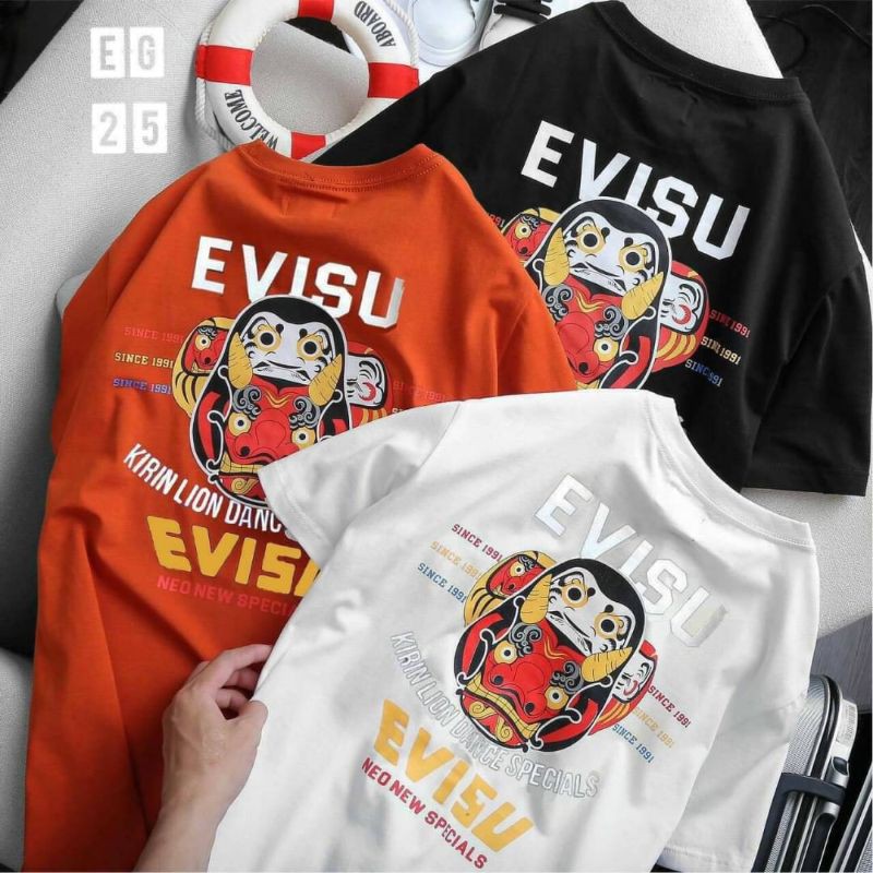 เสื้อยืดคอกลม-evisu