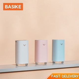 ac BASIKE JSQ03 320ml เครื่องทำให้ชื้น /320มล Air humidifier เครื่องเพิ่มความชื้นในการฉายภาพพร้อมไฟกลางคืน ปิดเสียงความช