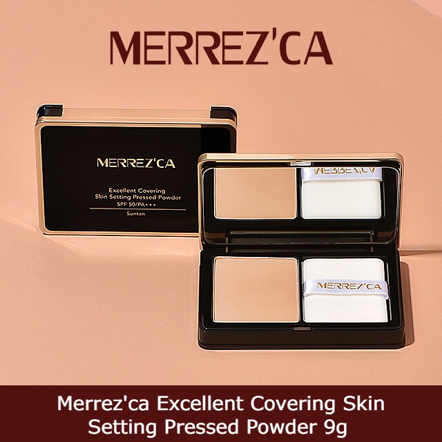 พร้อมส่ง-merrezca-excellent-powder-แป้งพัฟควบคุมความมันที่ขายดีที่สุดจากเมอร์เรซกา