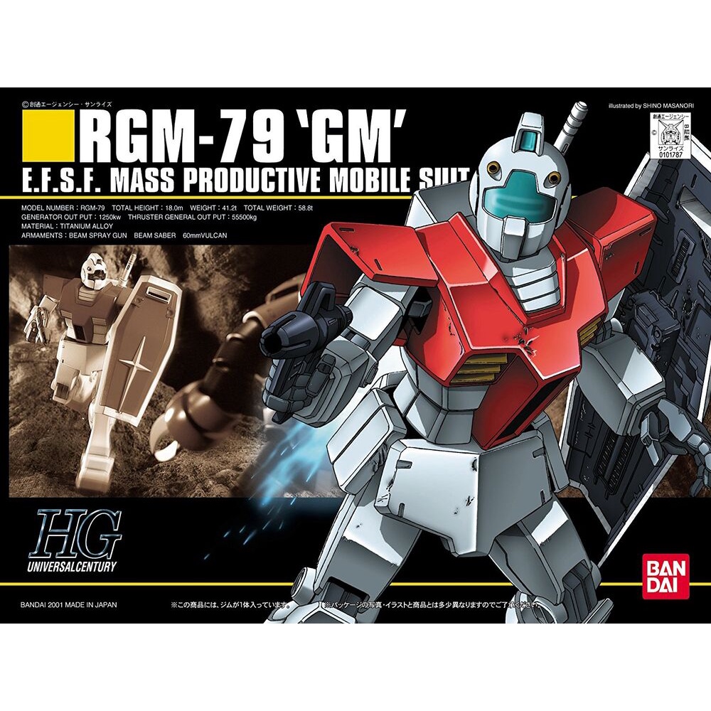 Pre-Order [ส่ง 23-24ก.พ.] Bandai HGUC RGM 79 GM : 634 Xmodeltoys ...