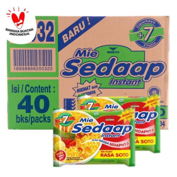 Mie Sedap Rasa Soto (Orginal from Indonesia) | Shopee Thailand