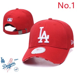 หมวกเบสบอล ปักลาย MLB LA 24 สไตล์ แฟชั่นฤดูร้อน สําหรับคู่รัก EQAO