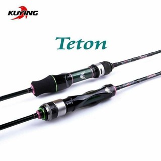 คันKUYING​ TETON​ 6​ ฟุต​ 2​ท่อน​เ​บท​/สปินไกด์​ฟู​จิ​รี​ซีท​ฟูจิ​