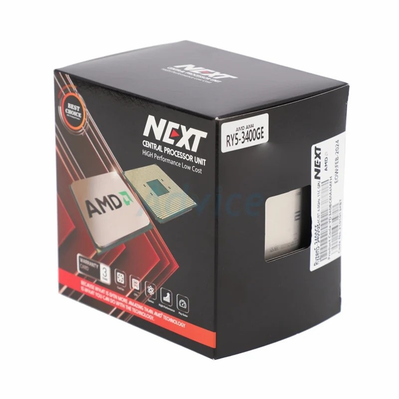 CPU AMD AM4 RYZEN5 3400GE (NEXT) | Shopee Thailand