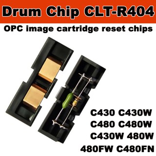 Drum Chip for Samsung CLT-R404 CLT-404 CLT404 CLT 404 SL-C430 SL-C430W SL-C480W SL-C480FN SL-C480FW Imaging unit Chip.