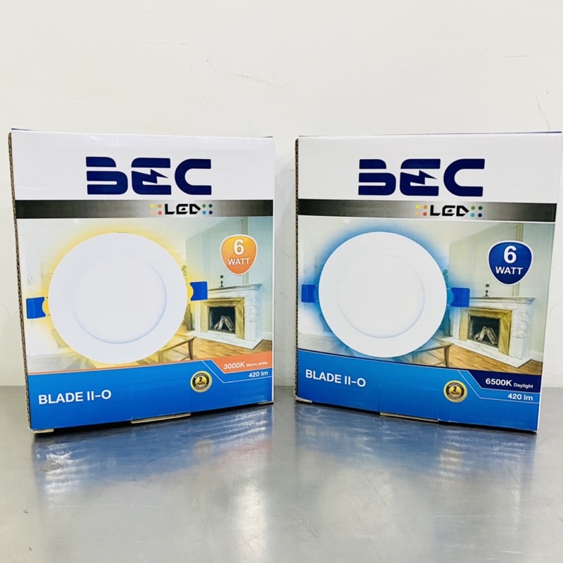BEC ดาวน์ไลท์ พาแนล panel led ฝังฝ้า หน้ากลม ขนาด 6W รุ่น BLADE II-O ...