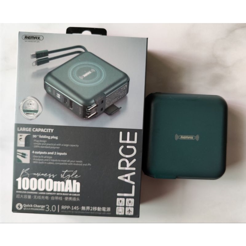 Remax RPP-145 Quick Charge แบตสำรองไร้สาย (มือสอง) | Shopee Thailand
