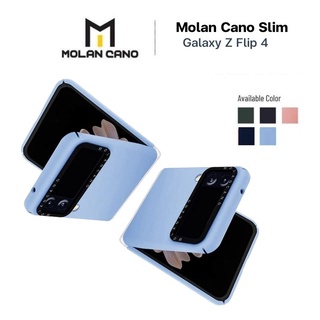 [แท้ พร้อมส่ง] Molan Cano Slim เคสสำหรับ Samsung Galaxy Z Flip 4 แถมฟรี! กระจกกันเลนส์กล้อง